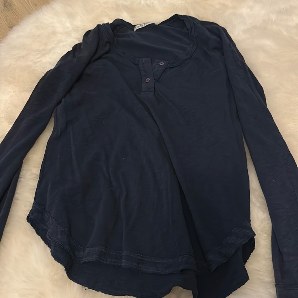 Stateside small navy blue Henley